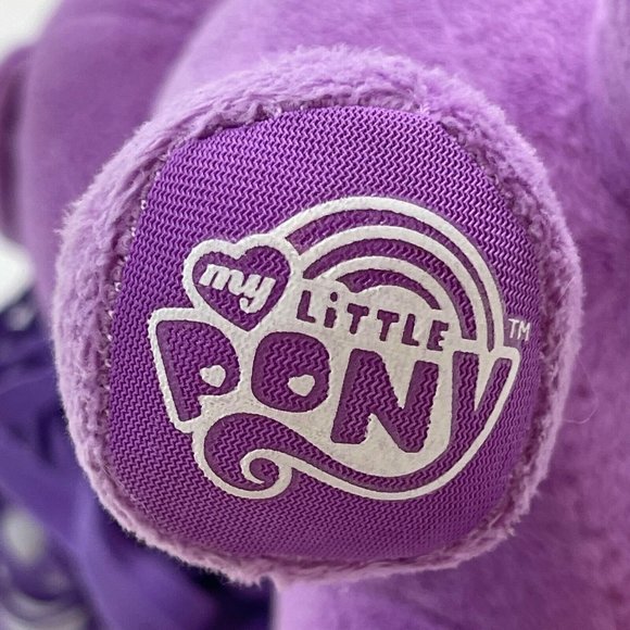 My Little Pony Twilight Sparkle 12" Plush Stuffed Toy Purple Pink Ribbon - Picture 11 of 11